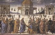 Pietro Perugino Christ Giving the Keys to Saint Peter china oil painting reproduction